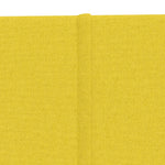 Pannelli Murali 12 pz Giallo chiaro 90x30 cm in Tessuto 3,24 m