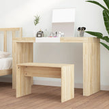 Sgabello da Toeletta Rovere Sonoma 70x35x45cm Legno truciolato