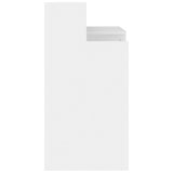 Scrivania con Luci LED Bianca 97x45x90 cm in Legno truciolato