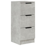 Credenza Grigio Cemento 30x30x70 cm in Legno truciolato
