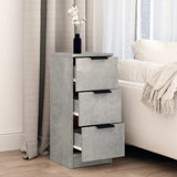 Credenza Grigio Cemento 30x30x70 cm in Legno truciolato