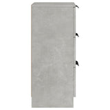 Credenza Grigio Cemento 30x30x70 cm in Legno truciolato