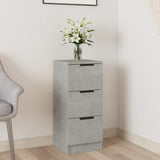 Credenza Grigio Cemento 30x30x70 cm in Legno truciolato