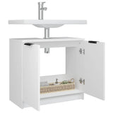 Armadietto da Bagno Bianco 64,5x33,5x59 cm in Legno truciolato