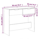 Tavolino da Salotto Rovere Sonoma 90x36x75 cm Legno truciolato