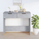 Tavolino da Salotto Grigio Cemento 90x36x75cm Legno truciolato