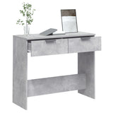 Tavolino da Salotto Grigio Cemento 90x36x75cm Legno truciolato