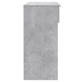 Tavolino da Salotto Grigio Cemento 90x36x75cm Legno truciolato