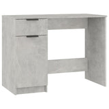 Scrivania Grigio Cemento 100x50x75 cm in Legno truciolato