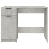 Scrivania Grigio Cemento 100x50x75 cm in Legno truciolato