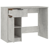 Scrivania Grigio Cemento 100x50x75 cm in Legno truciolato