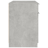 Scrivania Grigio Cemento 100x50x75 cm in Legno truciolato