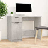Scrivania Grigio Cemento 100x50x75 cm in Legno truciolato