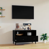 Mobile Porta TV Nero 80x36x50 cm in Legno truciolato