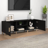 Mobile Porta TV Nero 150x30x50 cm in Legno truciolato