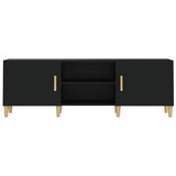 Mobile Porta TV Nero 150x30x50 cm in Legno truciolato