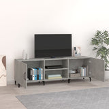 Mobile Porta TV Grigio Cemento 150x30x50cm in Legno truciolato