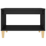 Tavolino da Salotto Nero 60x50x40 cm in Legno truciolato