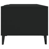 Tavolino da Salotto Nero 102x50x40 cm in Legno truciolato