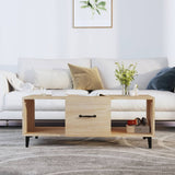 Tavolino da Salotto Rovere Sonoma 102x50x40cm Legno truciolato