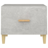 Tavolini Salotto 2pz Grigio Cemento 50x50x40 Legno truciolato