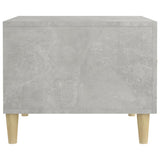 Tavolini Salotto 2pz Grigio Cemento 50x50x40 Legno truciolato