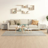 Tavolini Salotto 2pz Grigio Cemento 50x50x40 Legno truciolato
