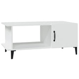 Tavolino da Salotto Bianco 90x50x40 cm in Legno truciolato