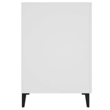 Scrivania Bianca 140x50x75 cm in Legno truciolato