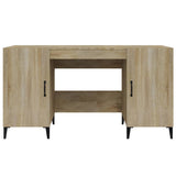 Scrivania Rovere Sonoma 140x50x75 cm in Legno truciolato