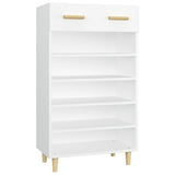 Scarpiera Bianca 60x35x105 cm in Legno truciolato