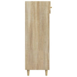Scarpiera Rovere Sonoma 60x35x105 cm in Legno truciolato