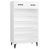 Scarpiera Bianca 60x35x105 cm in Legno truciolato