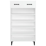 Scarpiera Bianca 60x35x105 cm in Legno truciolato