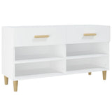 Scarpiera Bianca 102x35x55 cm in Legno truciolato