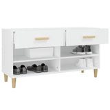 Scarpiera Bianca 102x35x55 cm in Legno truciolato