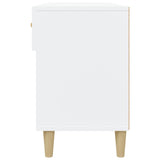 Scarpiera Bianca 102x35x55 cm in Legno truciolato