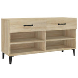 Scarpiera Rovere Sonoma 102x35x55 cm in Legno truciolato
