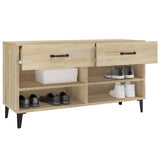 Scarpiera Rovere Sonoma 102x35x55 cm in Legno truciolato