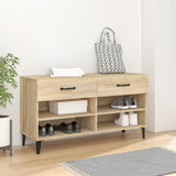 Scarpiera Rovere Sonoma 102x35x55 cm in Legno truciolato