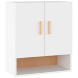 Armadietto a Muro Bianco 60x31x70 cm in Legno truciolato