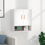 Armadietto a Muro Bianco 60x31x70 cm in Legno truciolato