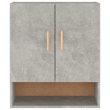 Armadietto a Muro Grigio Cemento 60x31x70 cm Legno truciolato