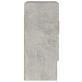 Armadietto a Muro Grigio Cemento 60x31x70 cm Legno truciolato