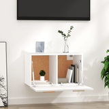 Mobile a Parete Bianco 60x36,5x35 cm in Legno truciolato
