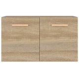 Mobile a Parete Rovere Sonoma 60x36,5x35 cm Legno truciolato