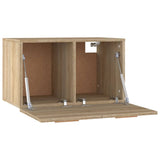 Mobile a Parete Rovere Sonoma 60x36,5x35 cm Legno truciolato