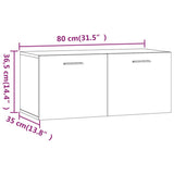 Mobile Parete Rovere Sonoma 80x35x36,5cm Legno truciolato