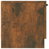 Mobile TV Rovere Fumo 102x35x36,5 cm in Legno truciolato