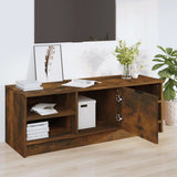 Mobile TV Rovere Fumo 102x35,5x36,5 cm in Legno truciolato